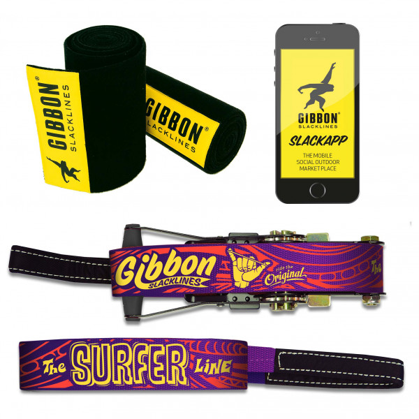 Gibbon Slacklines - Surferline Treewear Set
