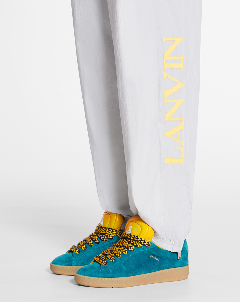 PANTALON DE SURVÊTEMENT À BANDES CONTRASTÉES LANVIN X FUTURE