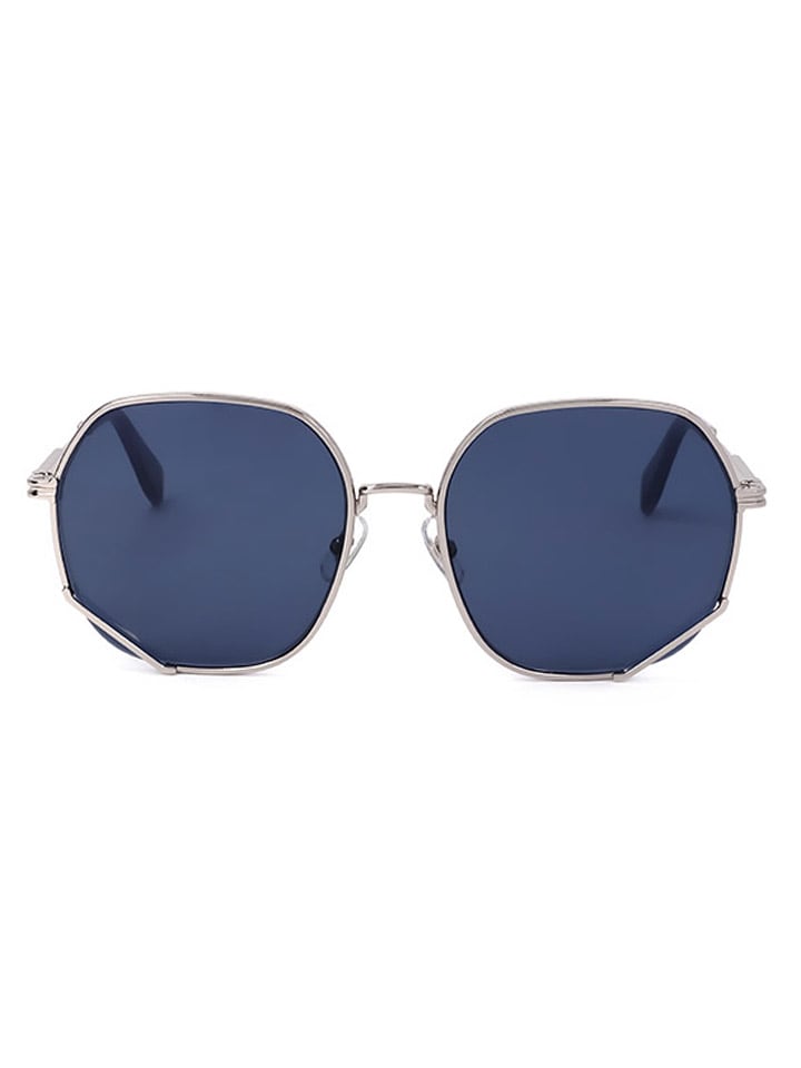 Marc Jacobs Damen-Sonnenbrille in Silber/ Dunkelblau günstig kaufen 58