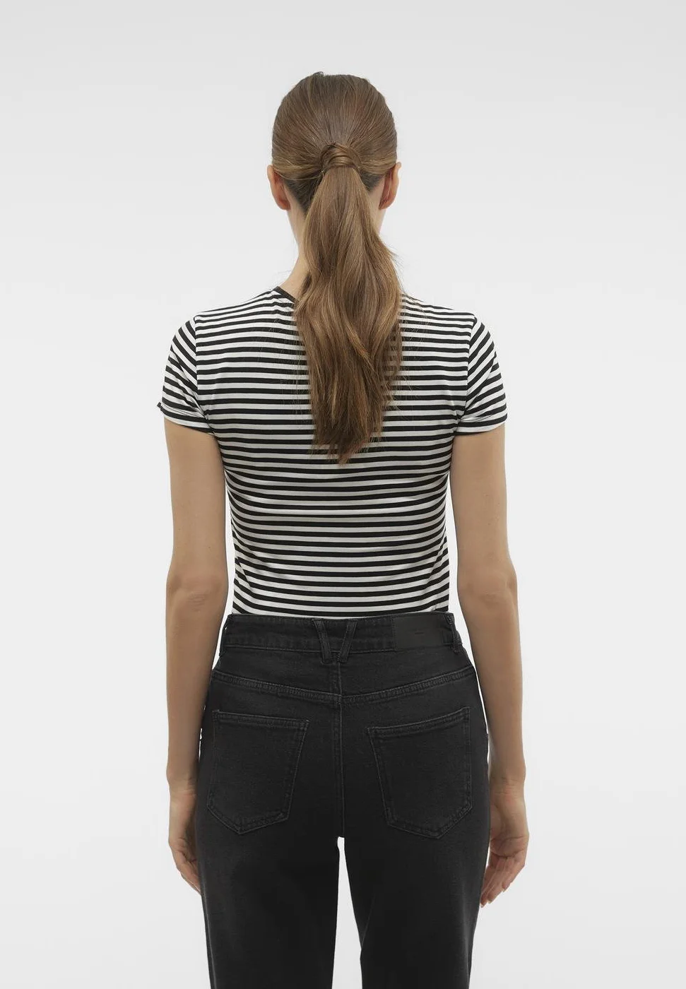 Camiseta básica Aware VMINES FIONA O-NECK TOP