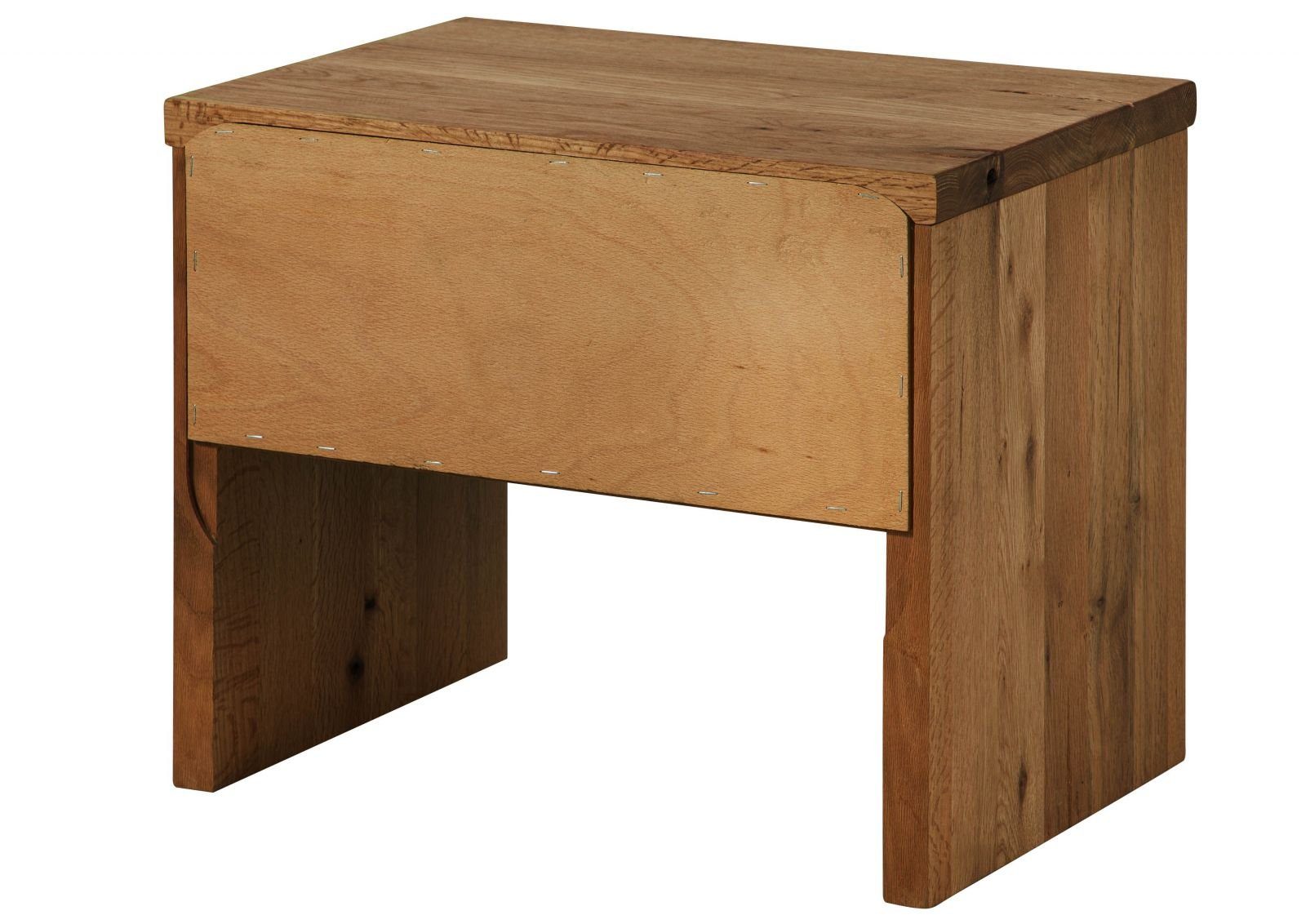 Massivmoebel24 Nachttisch Nachttisch Zerreiche 50x35x40 tabacco geölt JANGALI #329