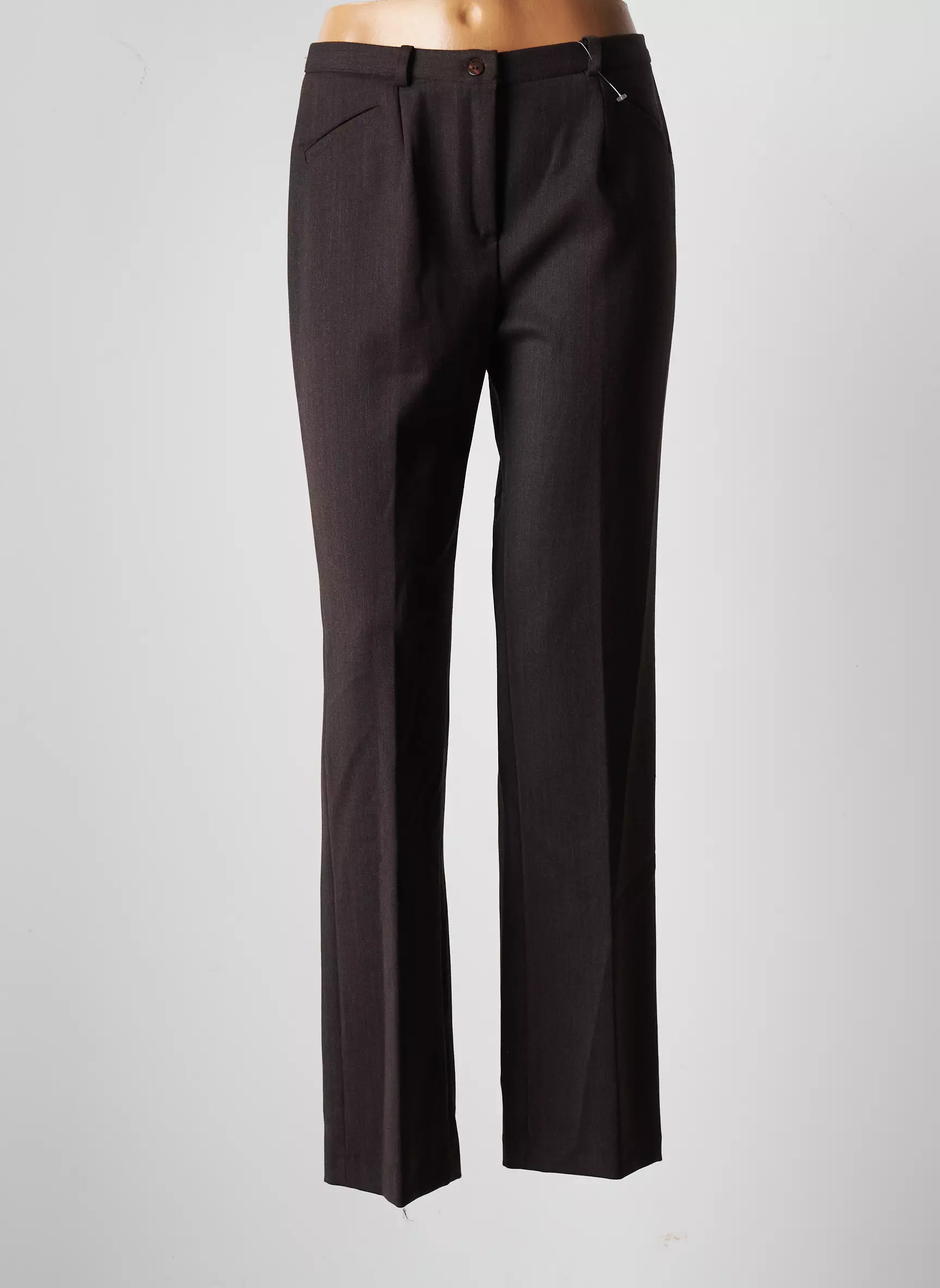 Jumfil Pantalons Droits Femme couleur marron