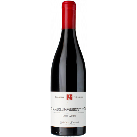 CONTRE ETIQUETTE AMERICAINE - CHAMBOLLE MUSIGNY 1ER CRU - LES CHARMES 2019- STEPHANE BROCARD - CLOSERIE DES ALISIERS