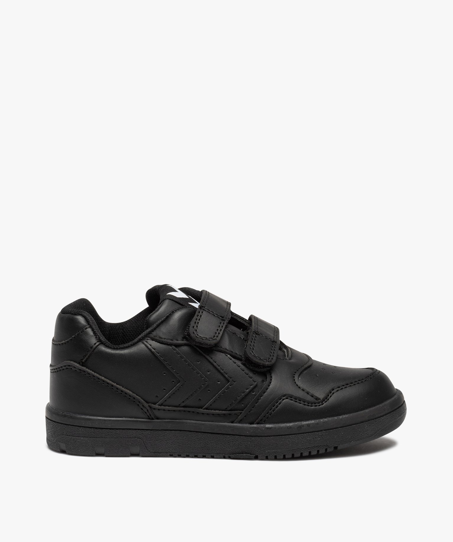 Baskets Garçon unies à scratch - Hummel Camden noir | GEMO
