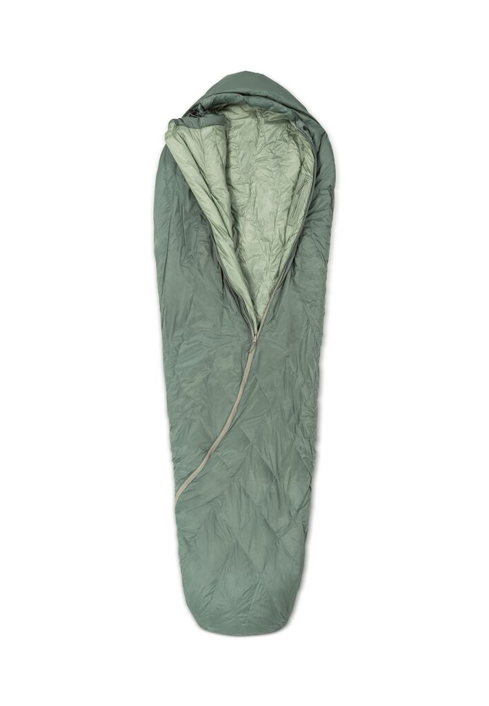 ATHMOS DOWN +5, 195CM Warmer Daunenschlafsack für bis zu 5°