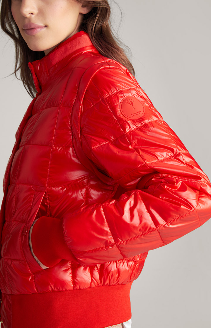 2in1-Steppjacke in Rot