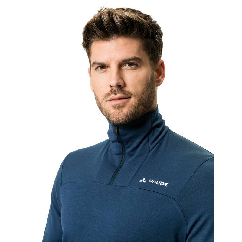 VAUDE Men's Monviso Wool Halfzip LS T-Shirt T-Shirt Herren