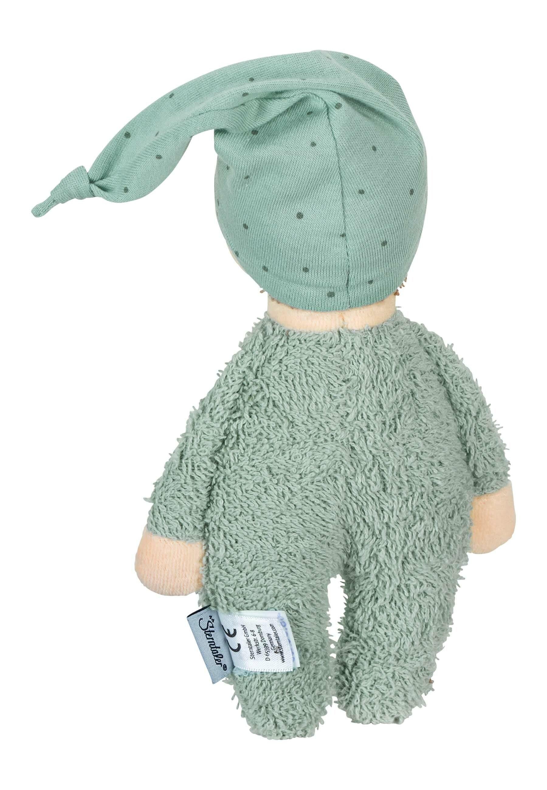 Spielpuppe Junge Maxi in Hellgrün, 22 cm