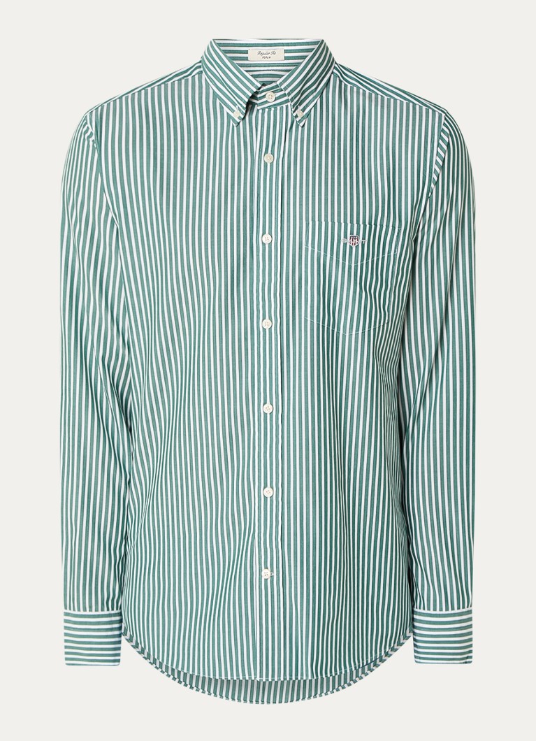 Camicia Gant dalla vestibilità classica con righe stampate