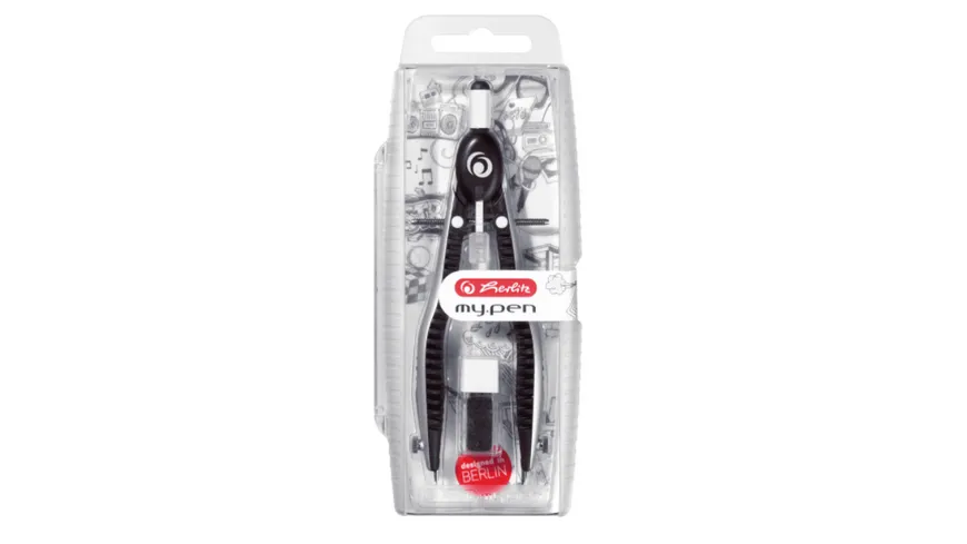 herlitz Schnellverstellzirkel my.pen schwarz/grau
