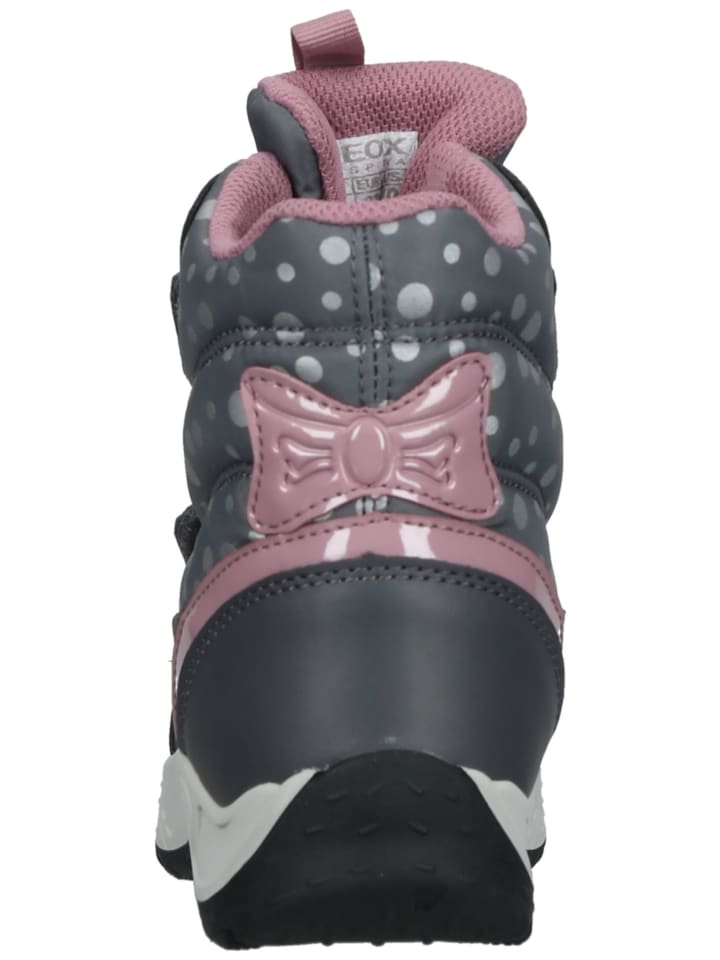 Geox Stiefelette in Grau/Pink günstig kaufen