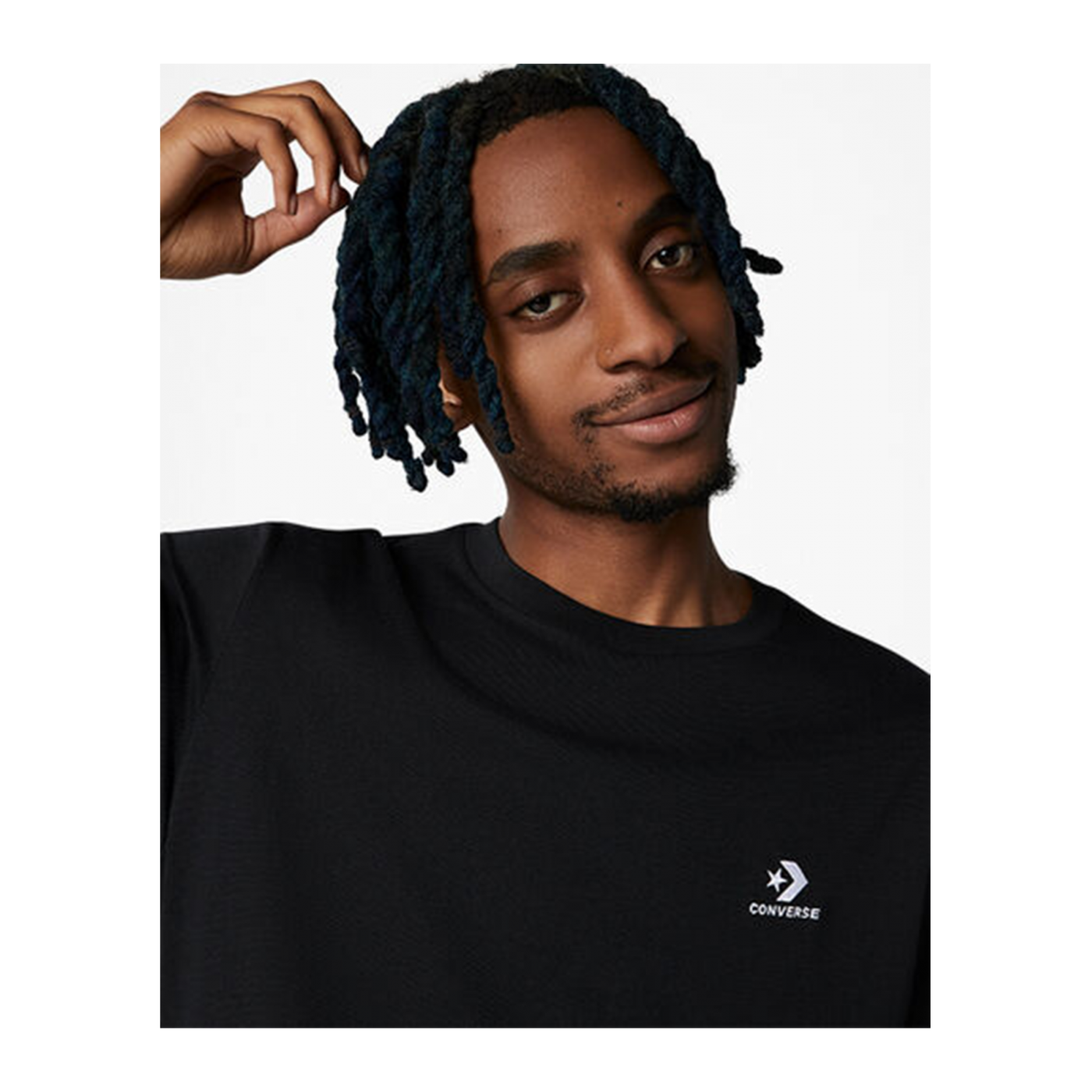 Converse Star Chevron T-Shirt Schwarz