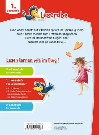 Leserabe - 1. Lesestufe: Luna und das fliegende Pferd