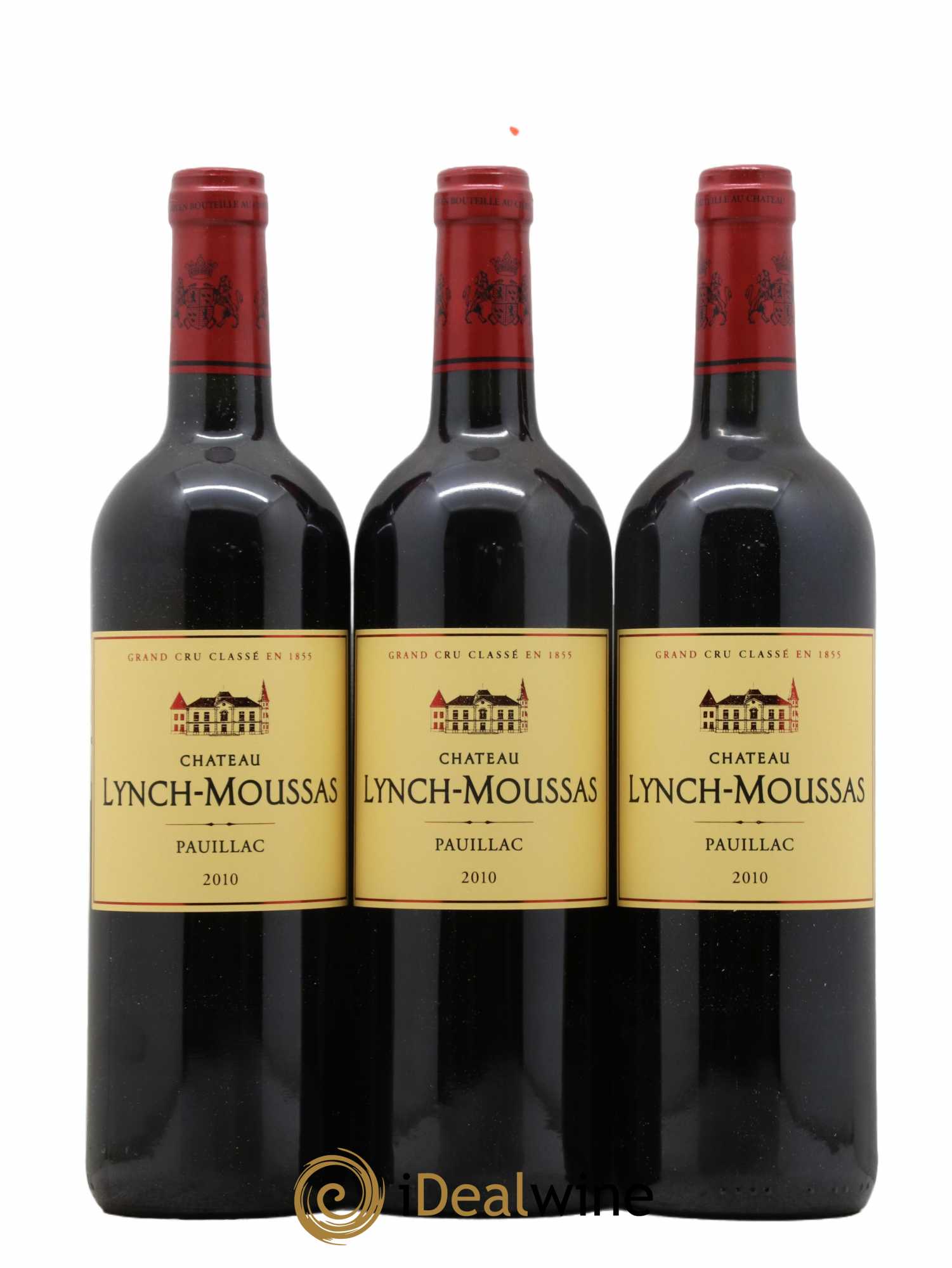 Château Lynch Moussas 5ème Grand Cru Classé  2010 - Lot de 12 Bouteilles