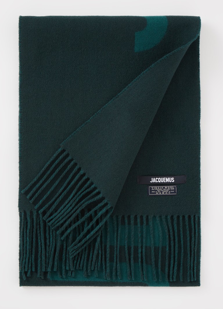 Jacquemus L'Echarpe villahuivi logopainatuksella 180 x 35 cm