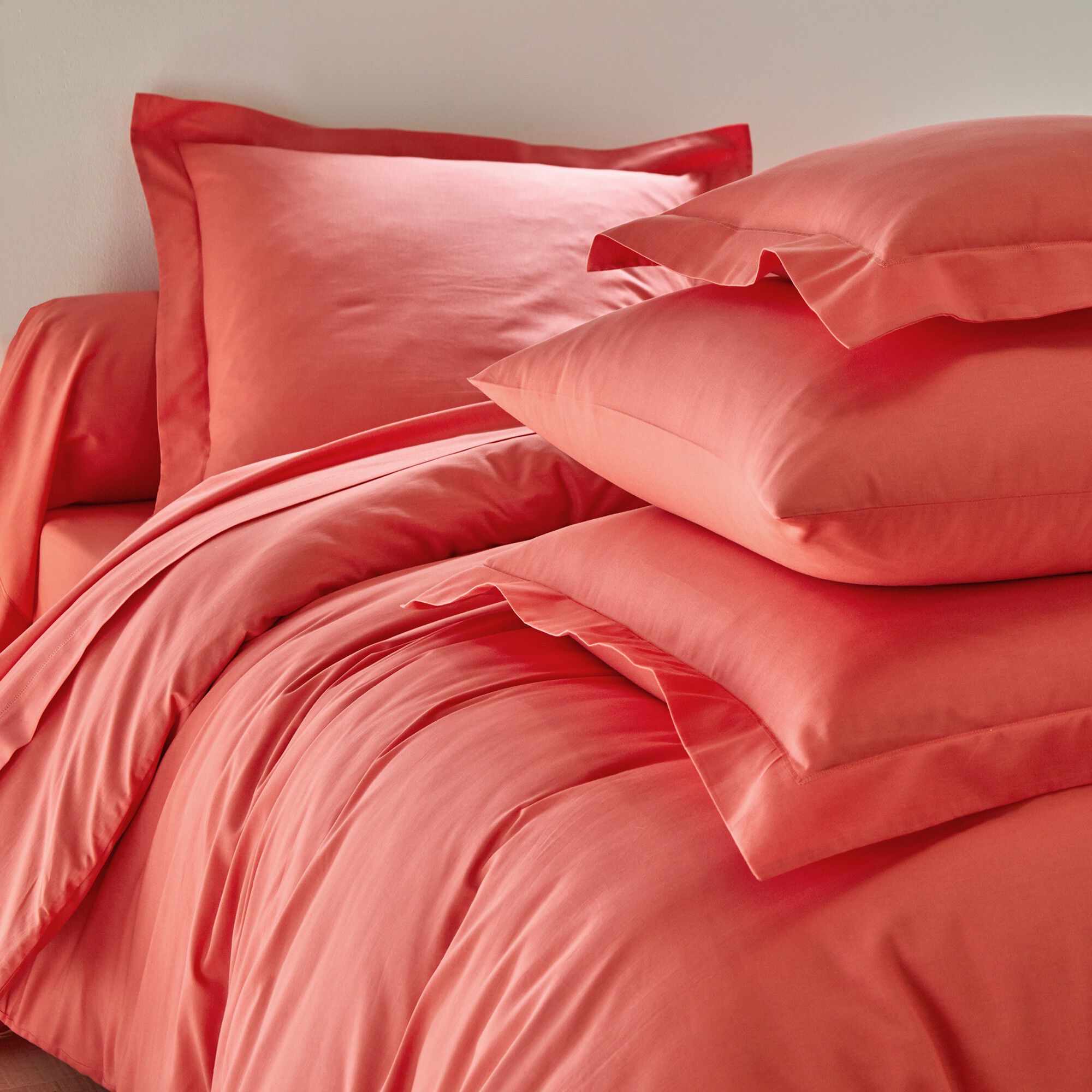Linge de lit uni coton
