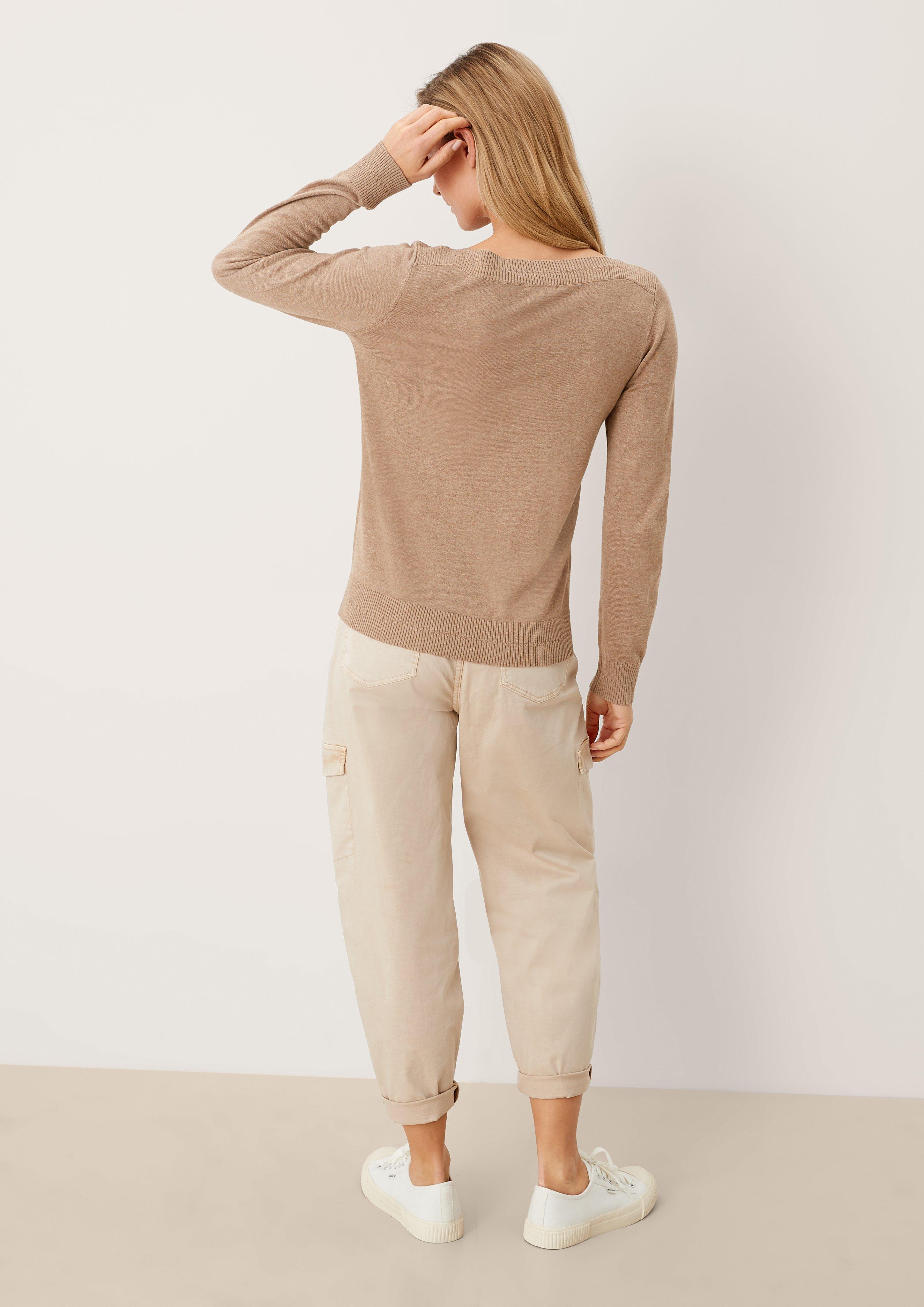 Pullover mit U-Boot-Ausschnitt  2112210-83W0