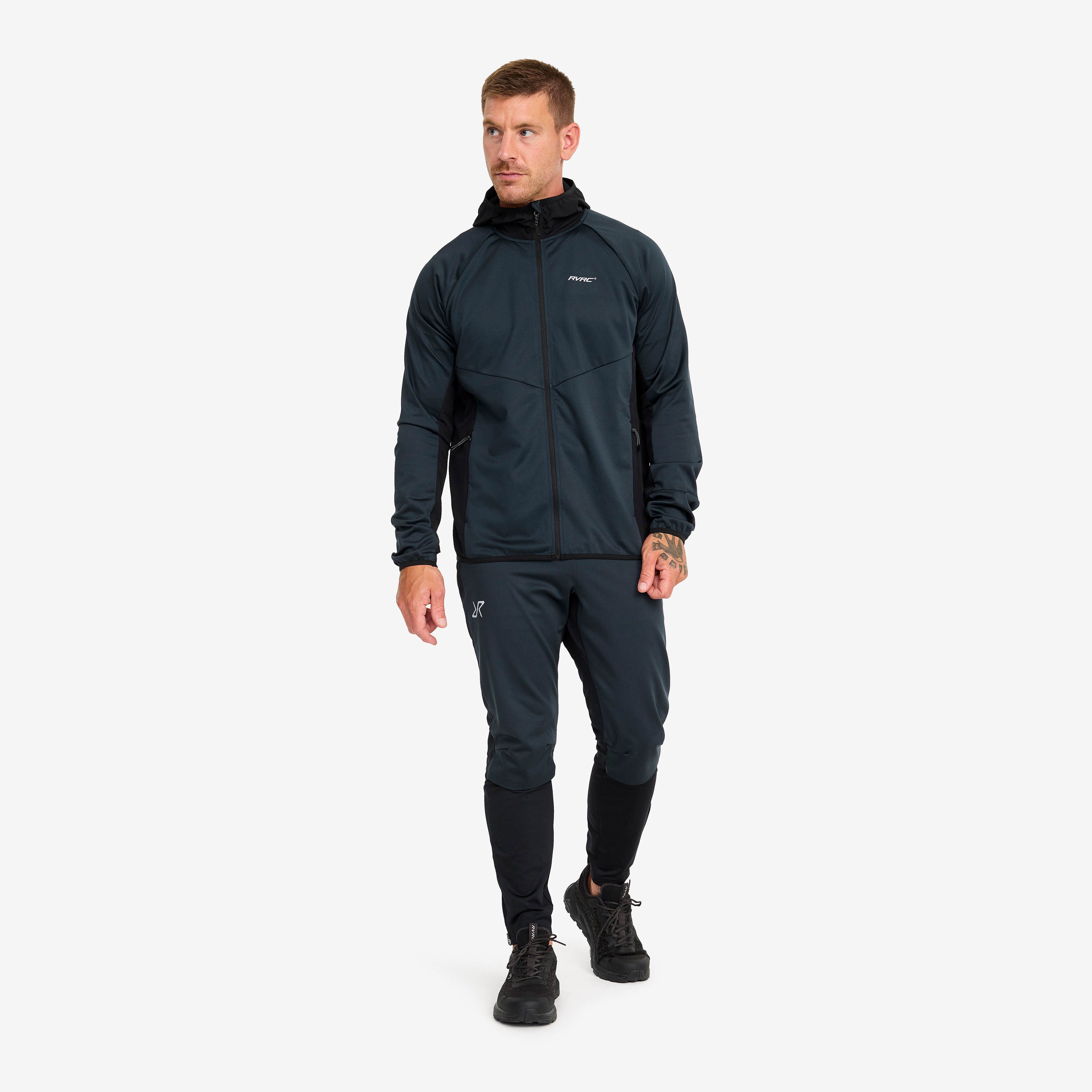 Pace Hooded Wind Jacket Homme Blueberry