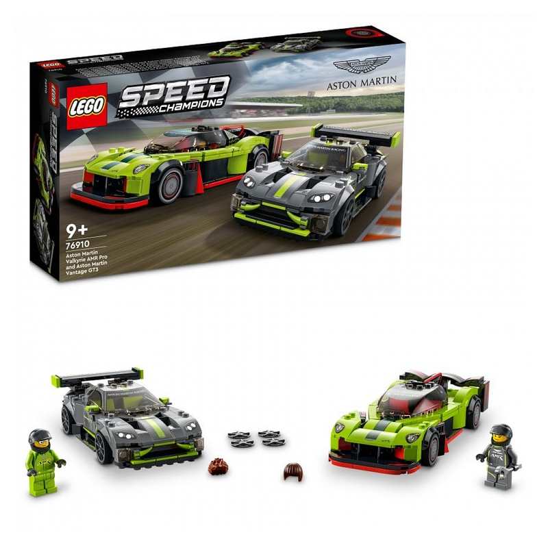 76910 Aston Martin valkyrie amr pro et Aston Martin vantage GT3 LEGO®Speed Champions