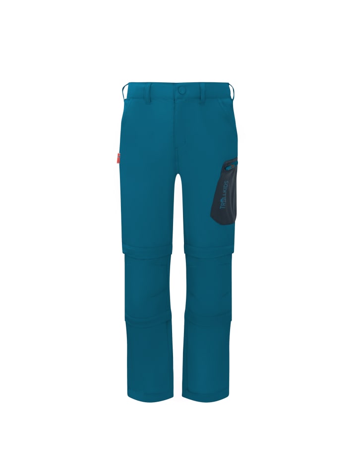 Trollkids Double Zipp-Off Funktionshose Preikestolen in atlantic blue günstig kaufen
