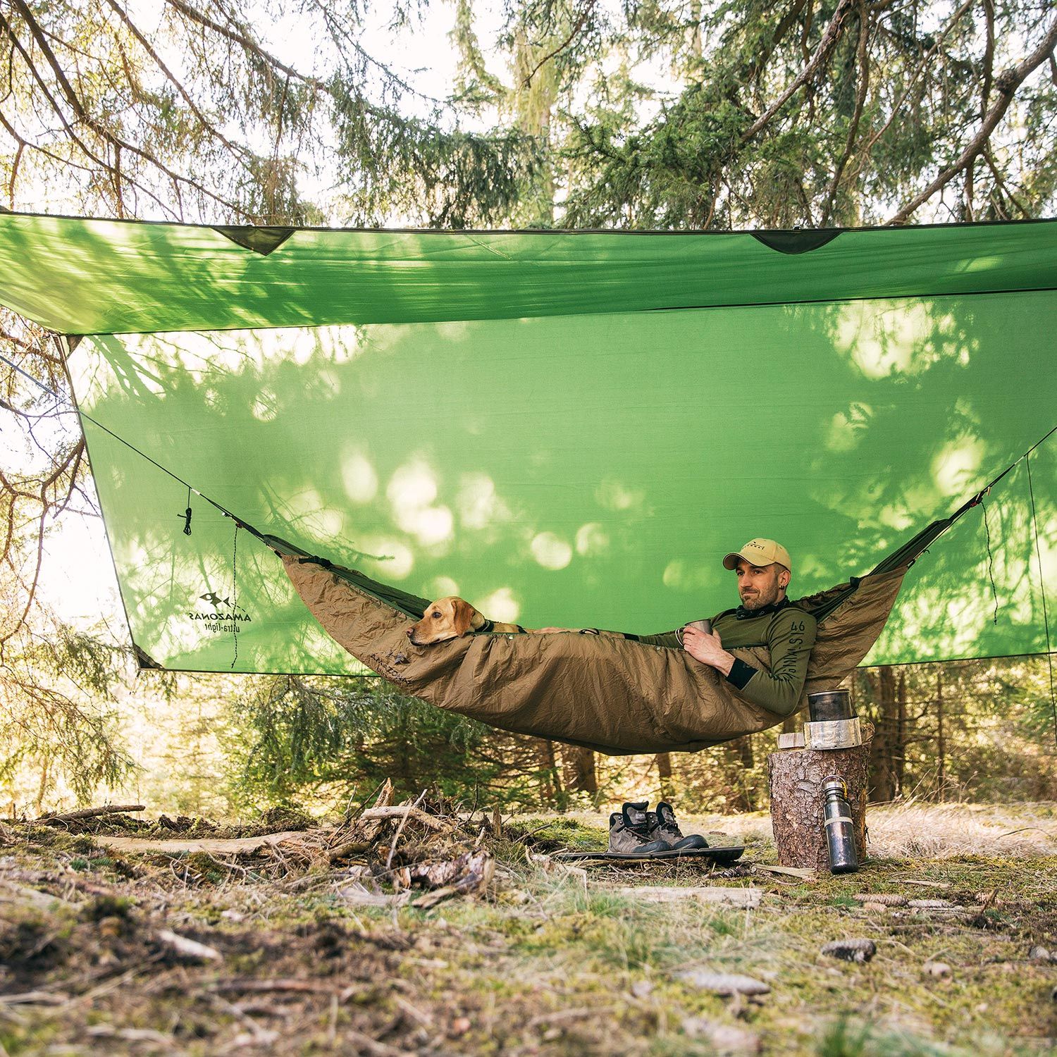 Underquilt Poncho Hängematten Kälteschutz