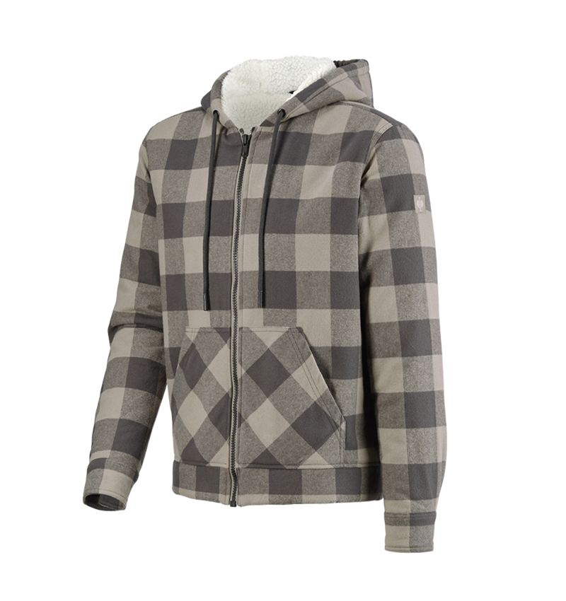 Karo-Kapuzenjacke e.s.iconic