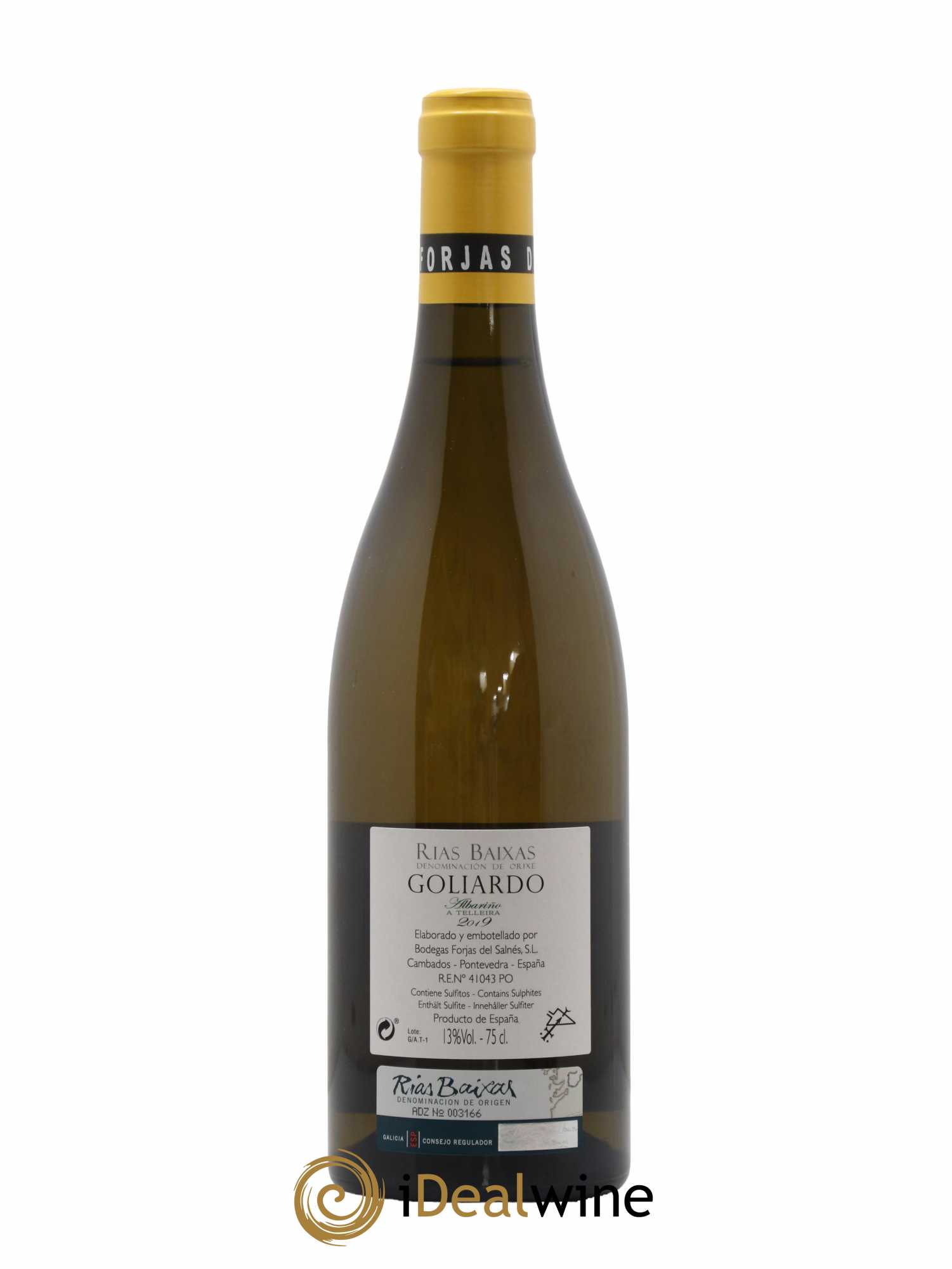 Rias Baixas Pazo de Senorans Forjas Del Salnes Goliardo A Telleira 2019 - Lot de 1 Bouteille