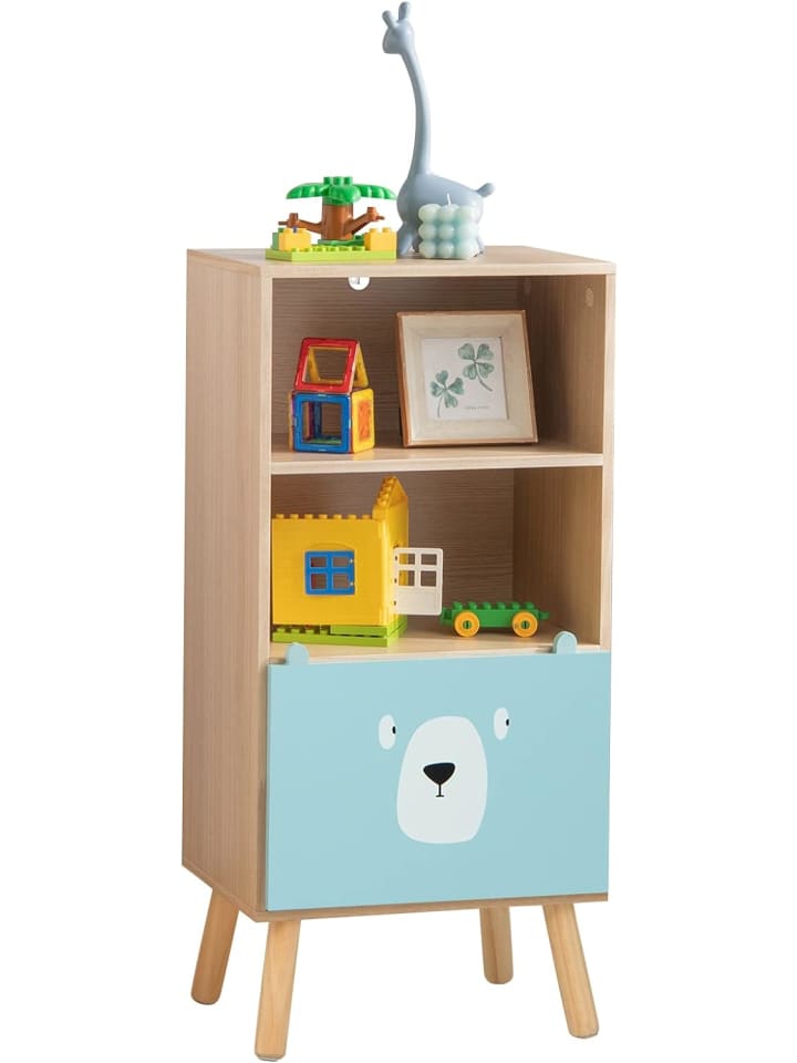COSTWAY Bücherregal 3 Ebenen in Gelb günstig kaufen 85 cm