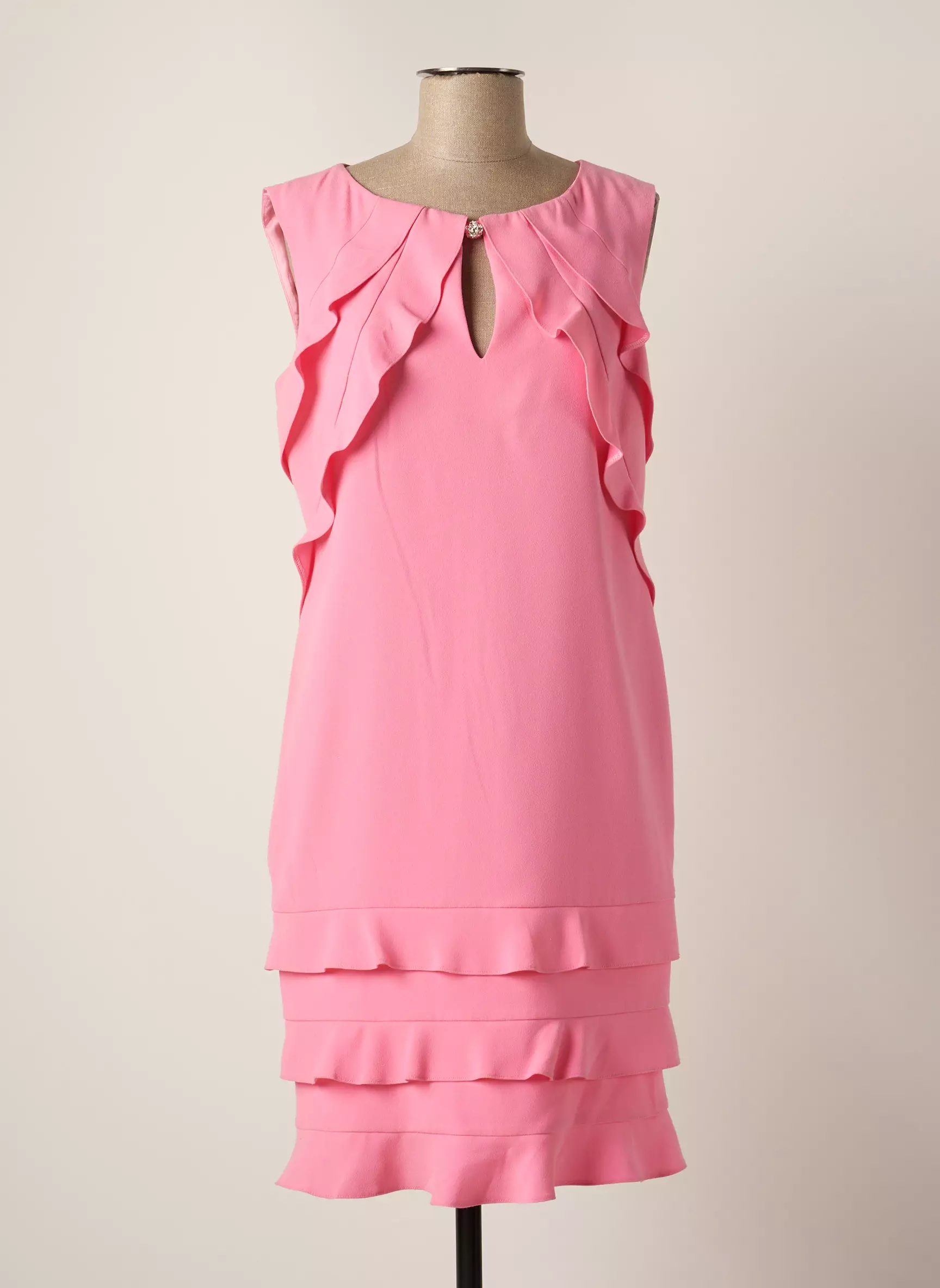 Sonia K Robes Mi Longues Femme couleur rose