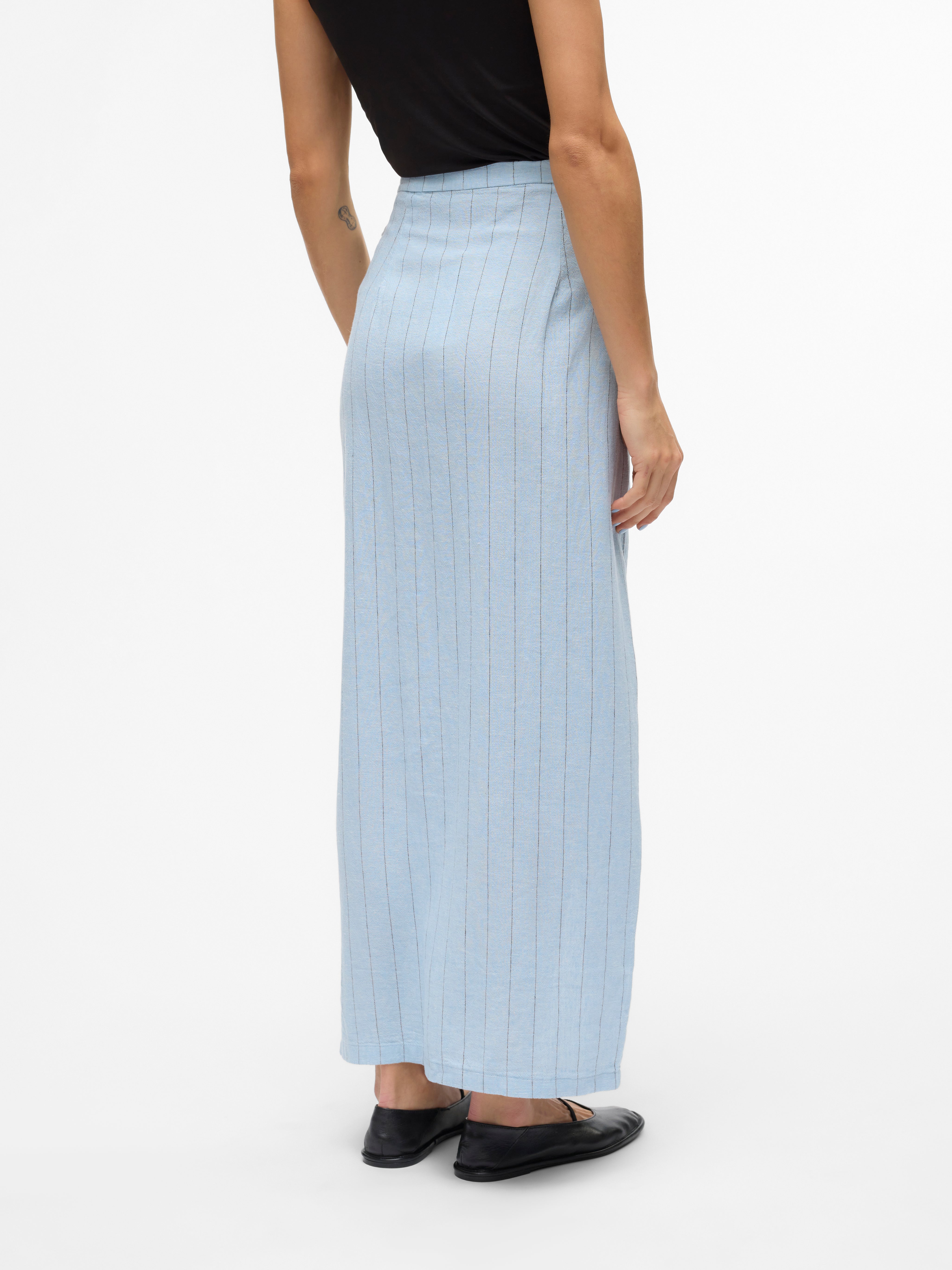 VMMINDY Hohe Taille Langer Rock
