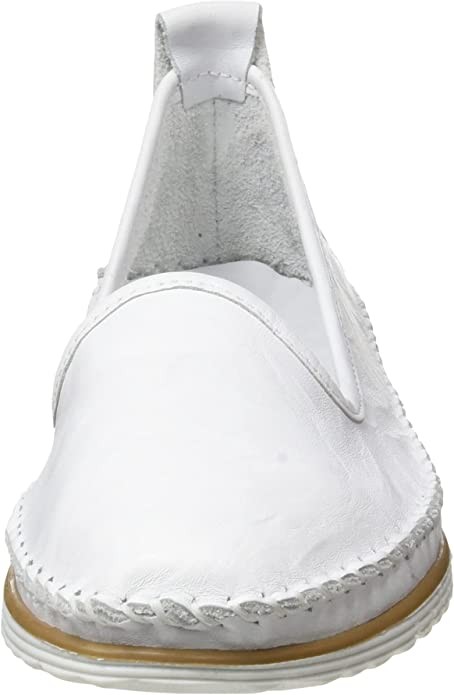 ESGANO Stiefeletten weiss