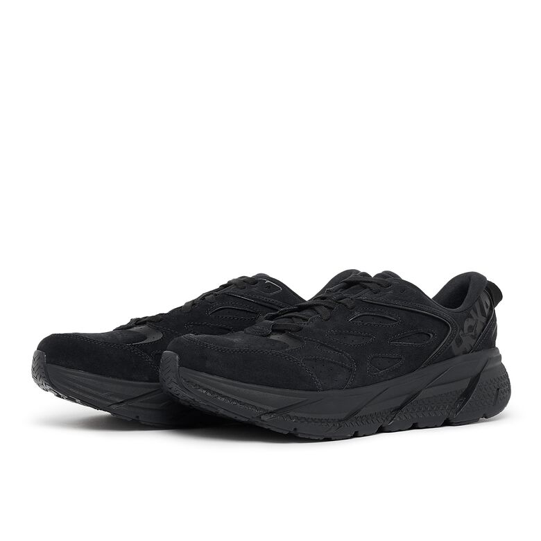 Hoka Clifton L Suede black/black