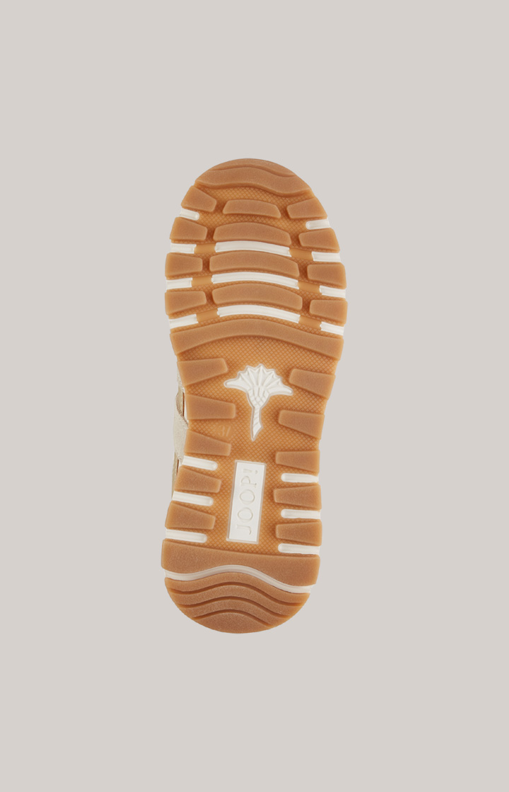 Low-Top Sneaker Specchio Misto Hanna in Beige/Gold