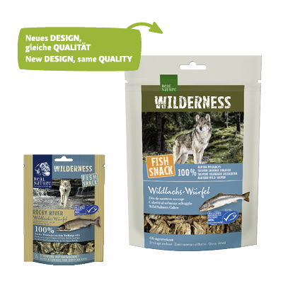 REAL NATURE Snacks REAL NATURE WILDERNESS Fish Snack 70g Rocky River, Rocky River (Wildlachs-Würfel)