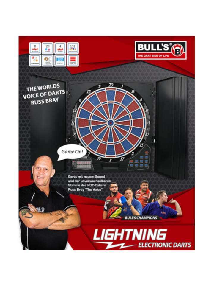 BULLS Elektronisches Dartboard Cabinet Lightning RB-Sound - ab 14 Jahre günstig kaufen onesize
