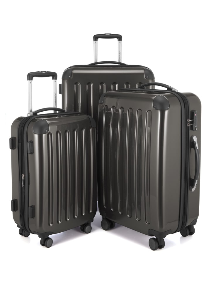 Hauptstadtkoffer Alex - 3er Koffer-Set, 4 Rollen, TSA in Graphit günstig kaufen S - L