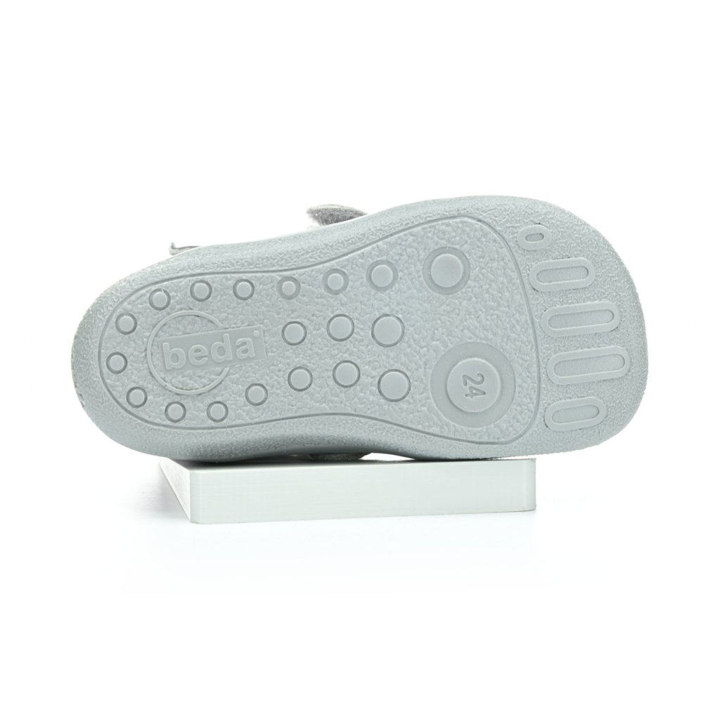 Beda Jasmine (BF 0004/W/SO/MK) lila Winter-Barfußstiefeletten