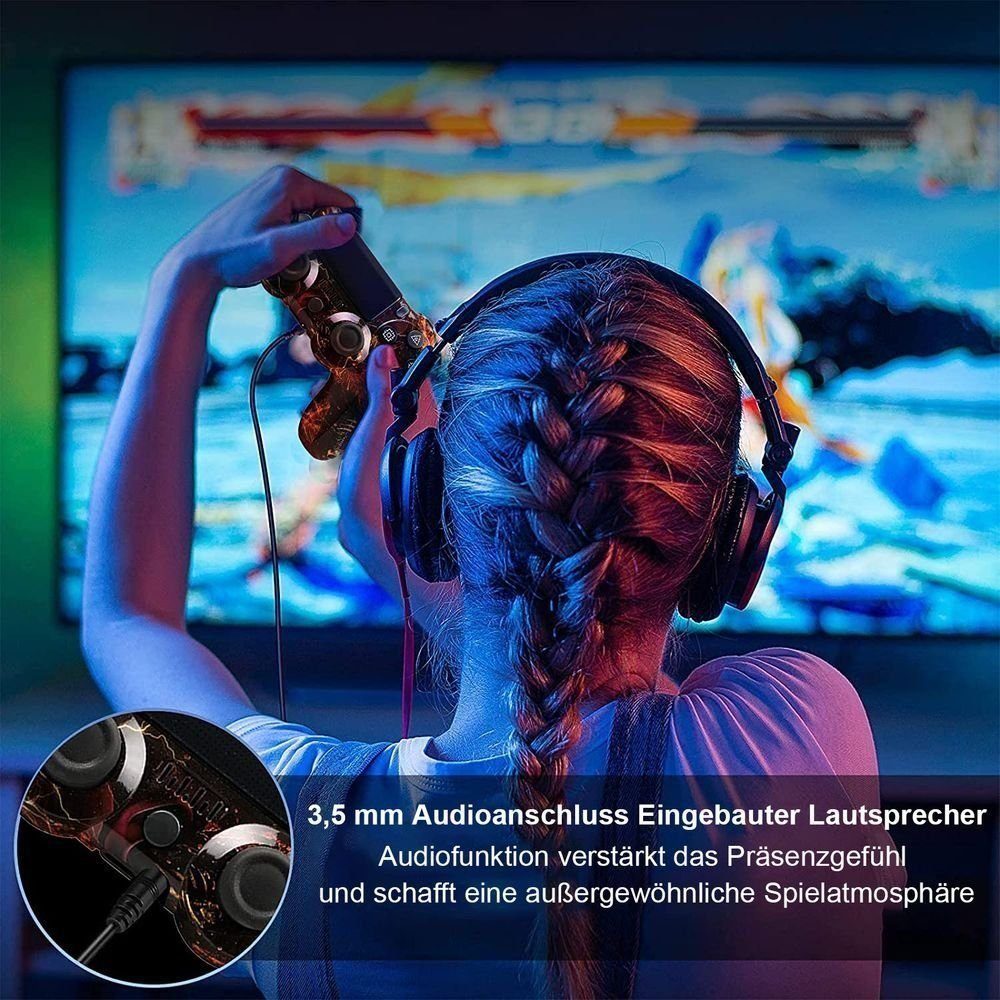 Tadow Gamepad, Game Controller, Wireless, Bluetooth, für PS4 PlayStation 4-Controller