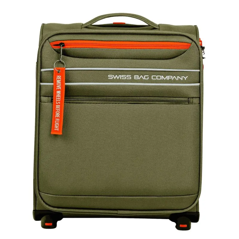 Swiss Bags Ohio Handgepäckstrolley S (45 cm) Underseater - Olive Green