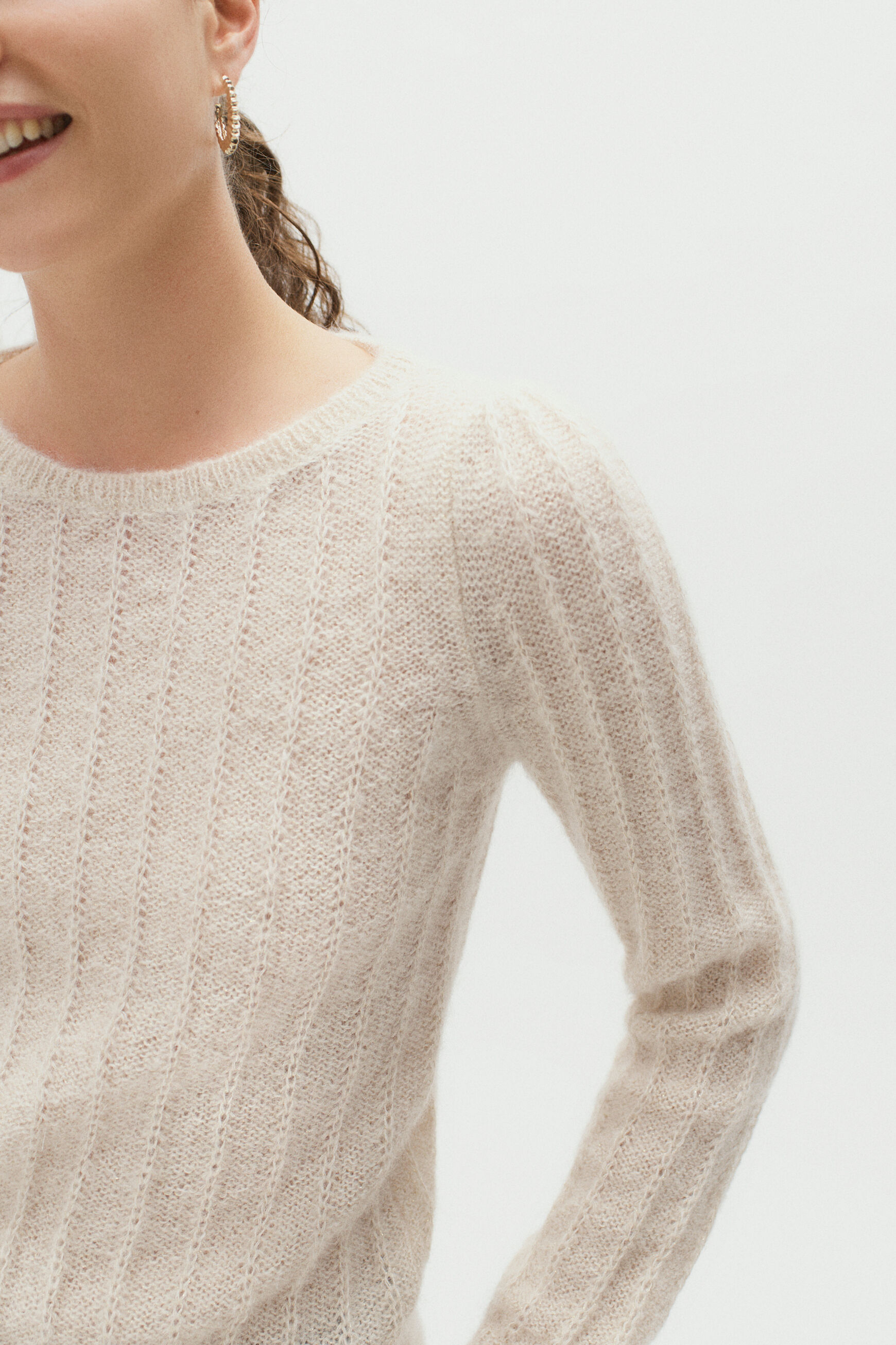 pull natasha ivoire femme