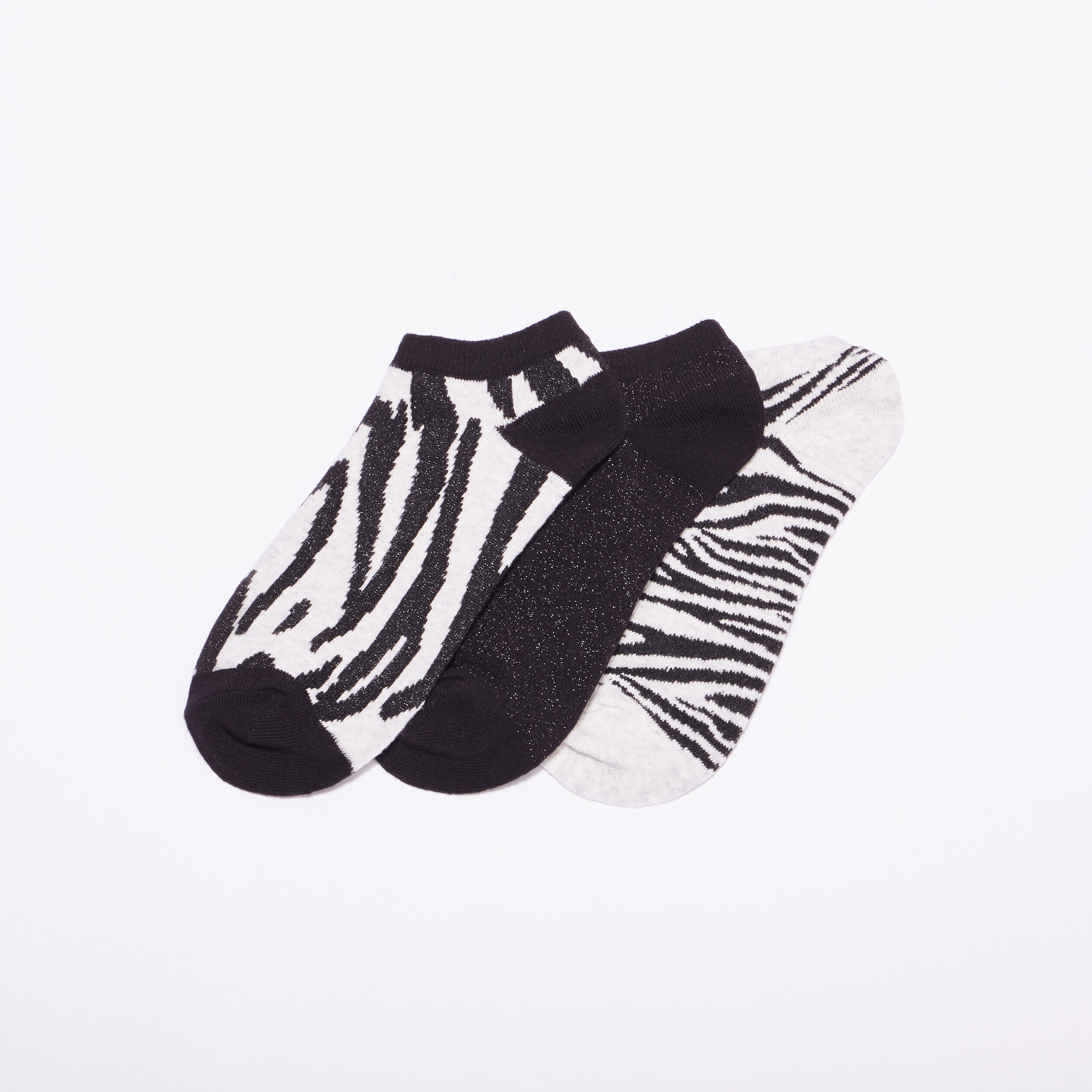 Lot 3 paires chaussettes noir femme | Cache Cache
