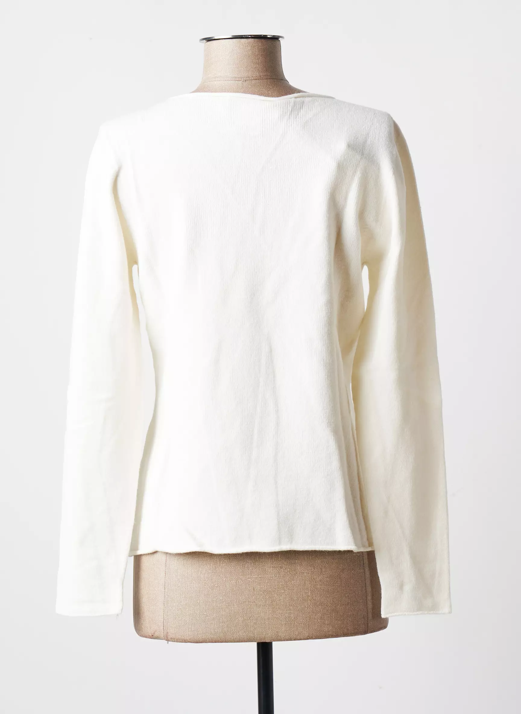 Blanc Boheme Pulls Femme couleur blanc