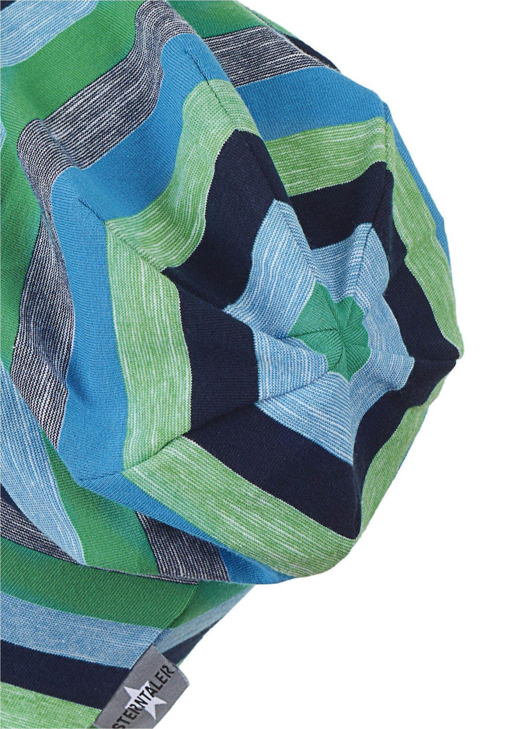 Slouch-Beanie aus Jersey-Effektgarn, UV-Schutz 50+