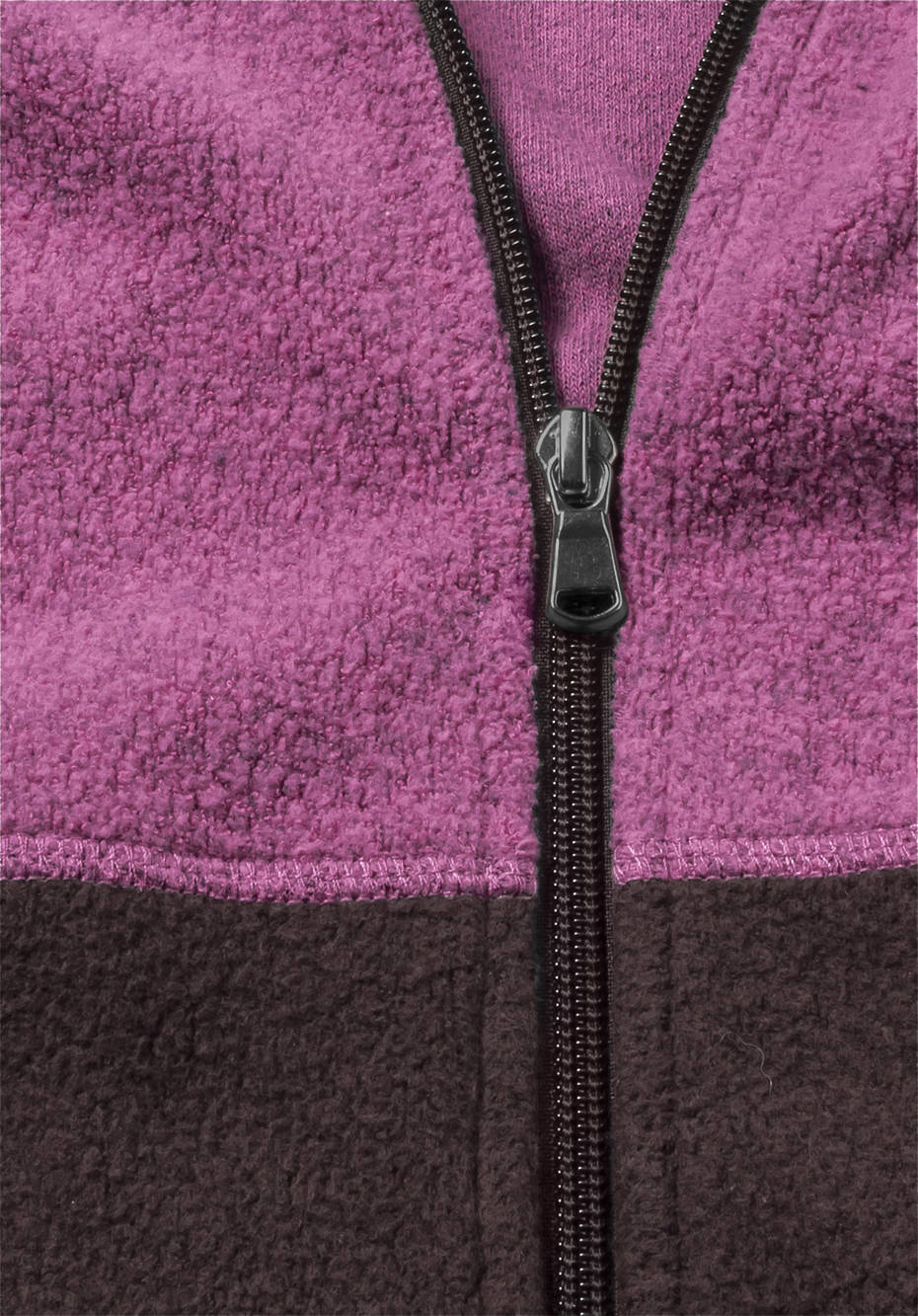 BetteRecycling Fleecejacke aus reiner Bio-Baumwolle
