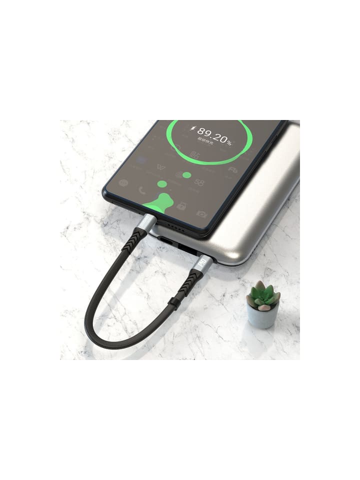 COFI 1453 Dudao L10C Kabel USB Typ C - USB Typ C PD100W 0,23 m schwarz in Schwarz günstig kaufen onesize