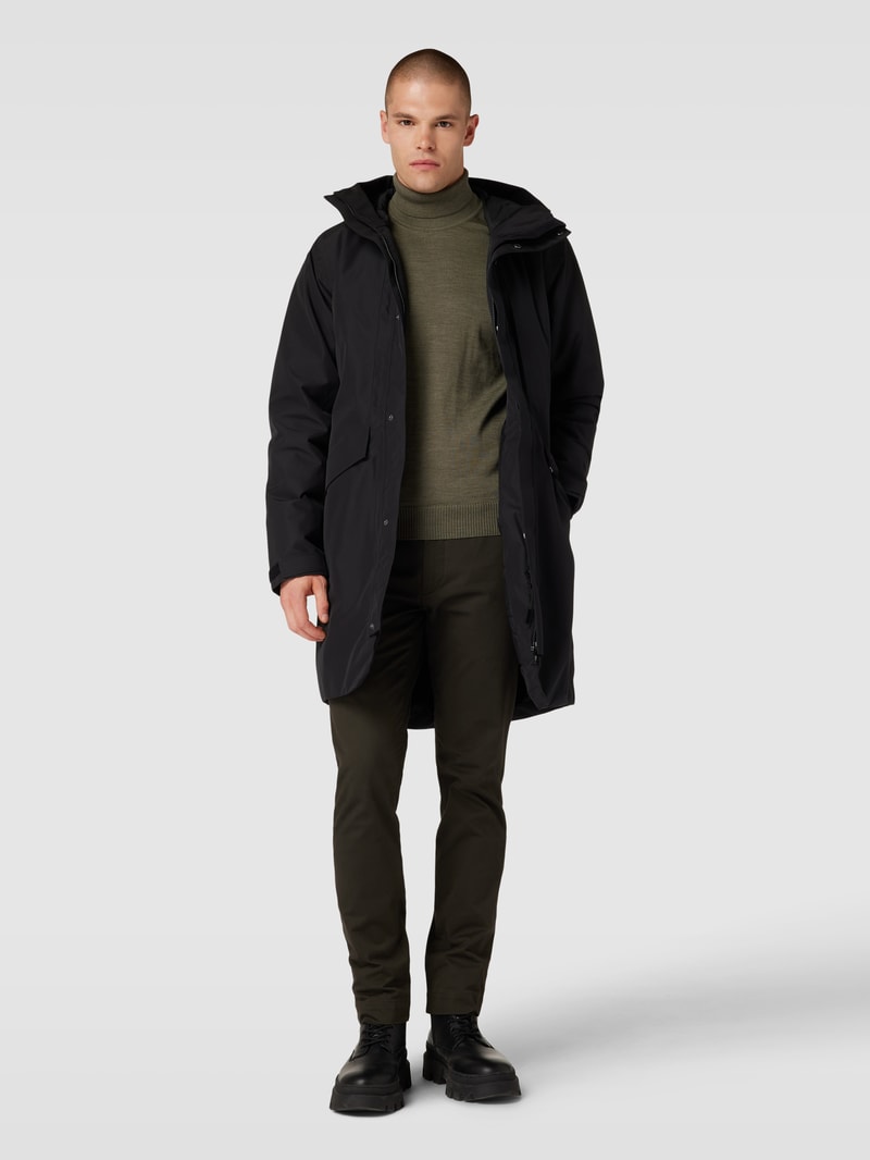 Parka mit Kapuze Modell 'KENNY' in schwarz