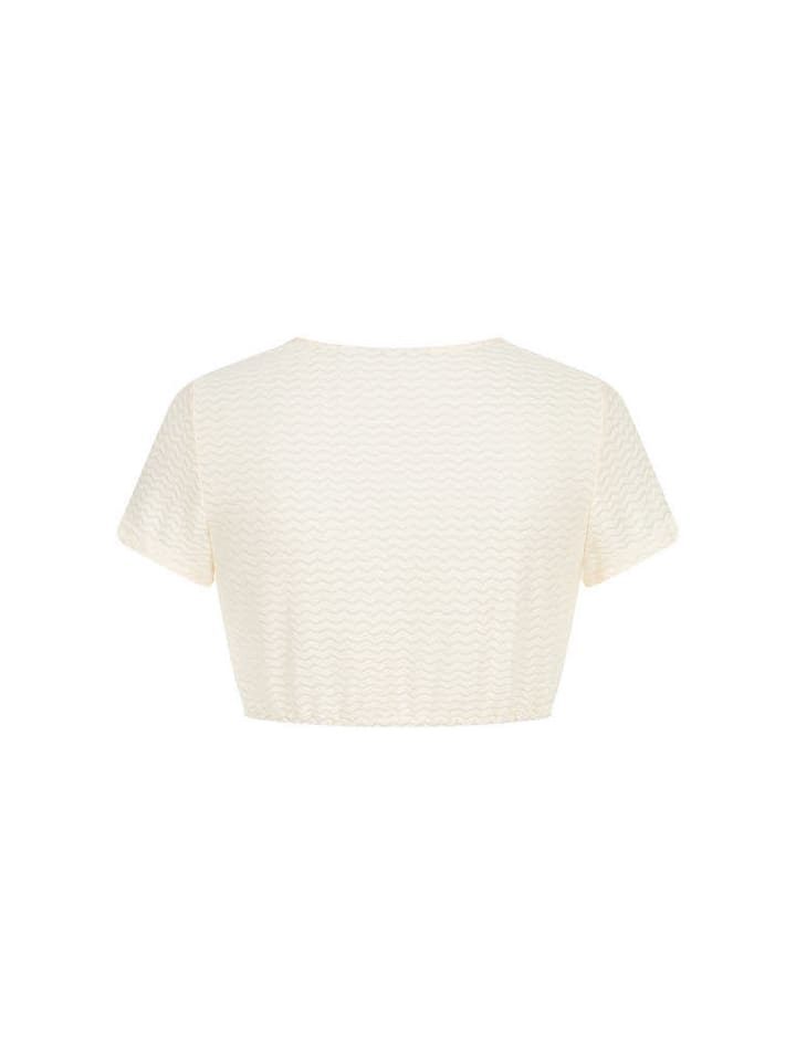 Nübler Dirndlbluse kurzarm Amelie in Creme günstig kaufen
