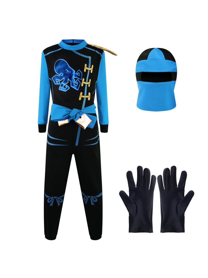 Katara Kostüm „Ninja Krieger“ in Blau günstig kaufen