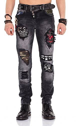 Cipo & Baxx Jeans mit Gürtel in tollem Design