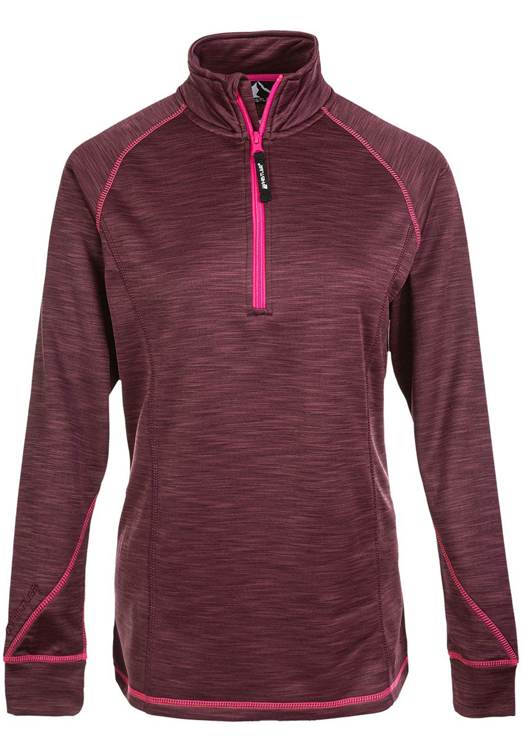 WHISTLER Strickpullover BARTLETT MELANGE mit schnell trocknender Technologie